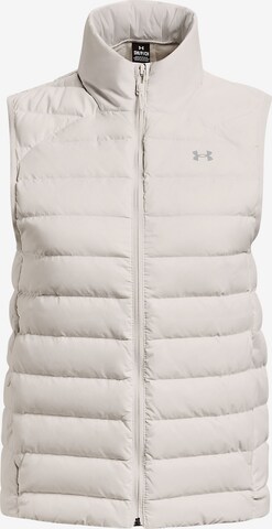 Gilet de sport UNDER ARMOUR en blanc : devant