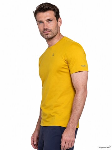 Schöffel Performance Shirt 'Hohberg' in Yellow