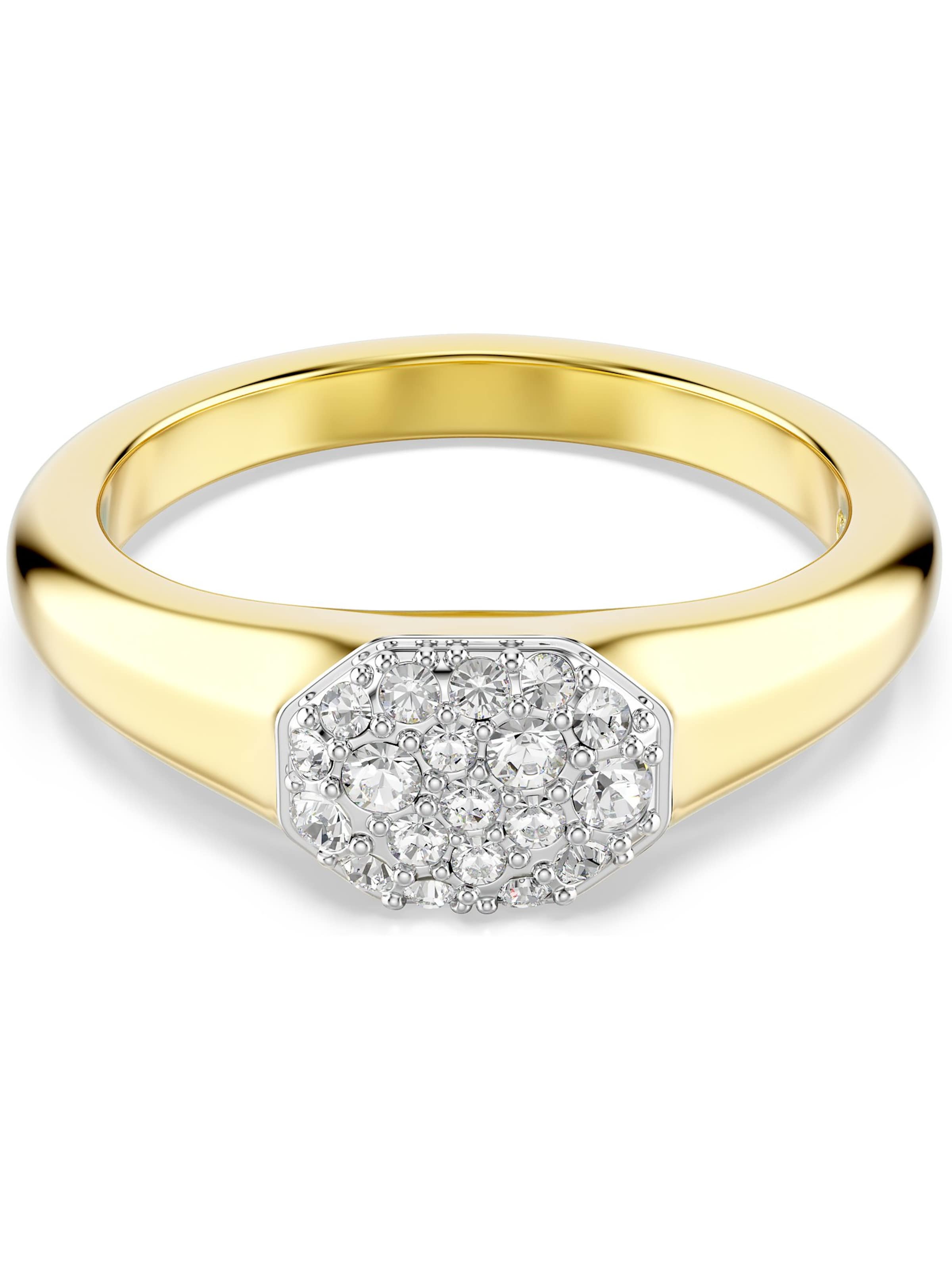 Swarovski Ring in Gold: front