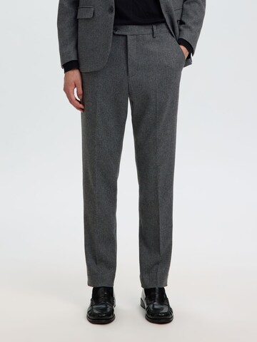 SELECTED Hose 'SLHReed' in Grau: Vorderseite