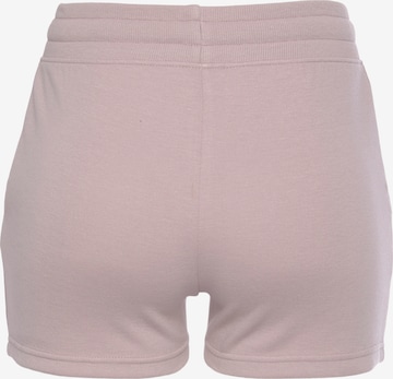 BENCH Normalny krój Spodnie sportowe w kolorze różowy