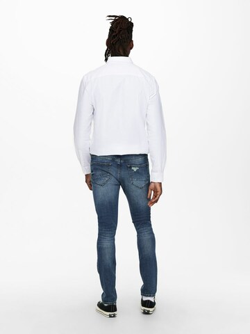 Only & Sons Slimfit Jeans 'Loom' in Blau