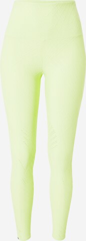 Skinny Pantaloni sportivi 'Selenite' di Onzie in verde: frontale