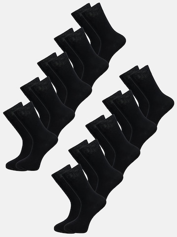 Tazzio Socks 'A908' in Black: front