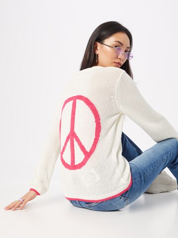 Key Largo Sweater 'JOPLIN' in White: front