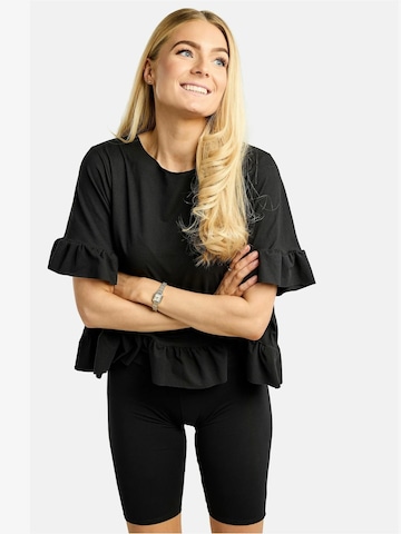 Liberte Essentiel Regular Shorts ' ALMA ' in Schwarz