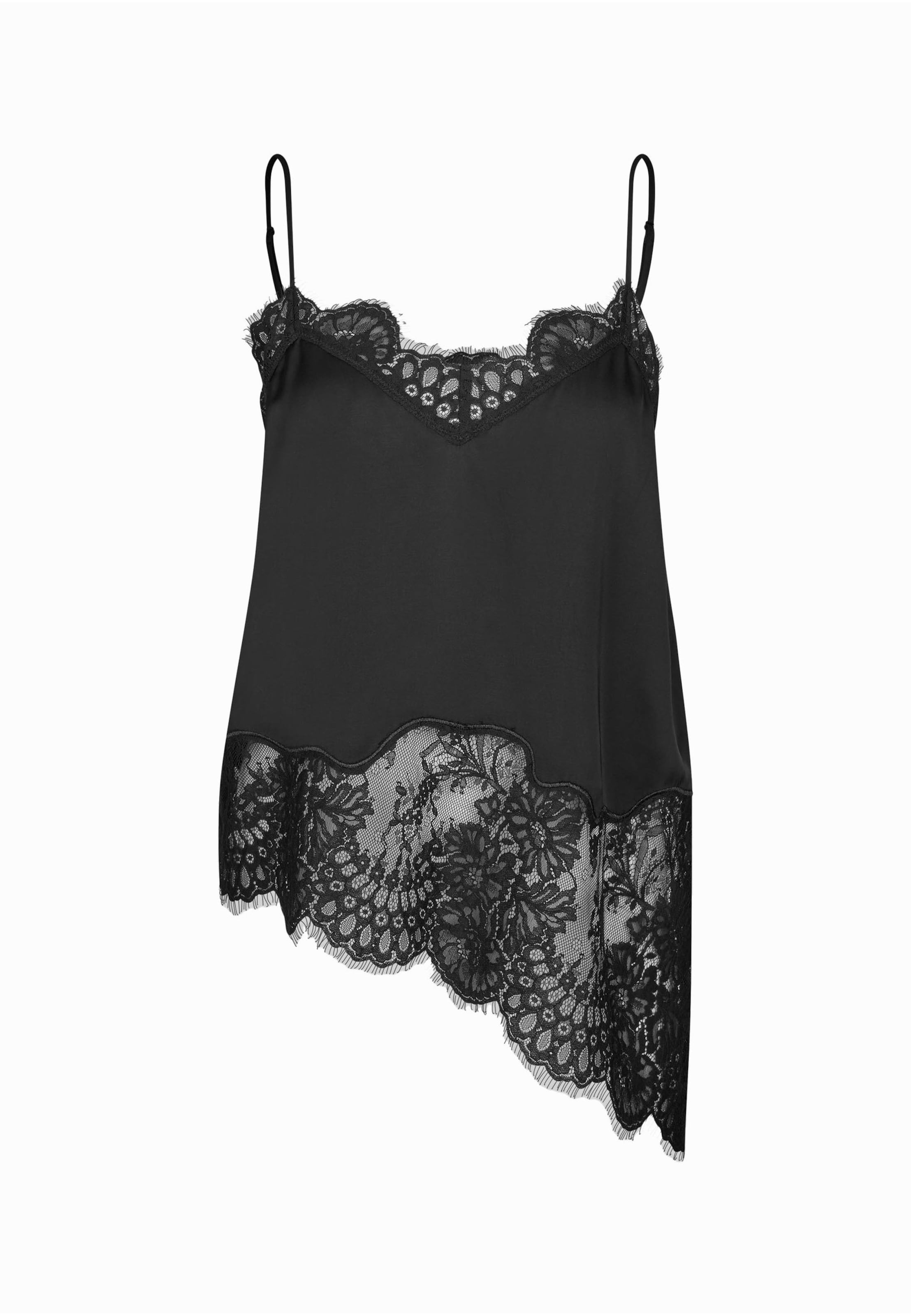 SECOND FEMALE - Top 'Wilina' en negro: frente