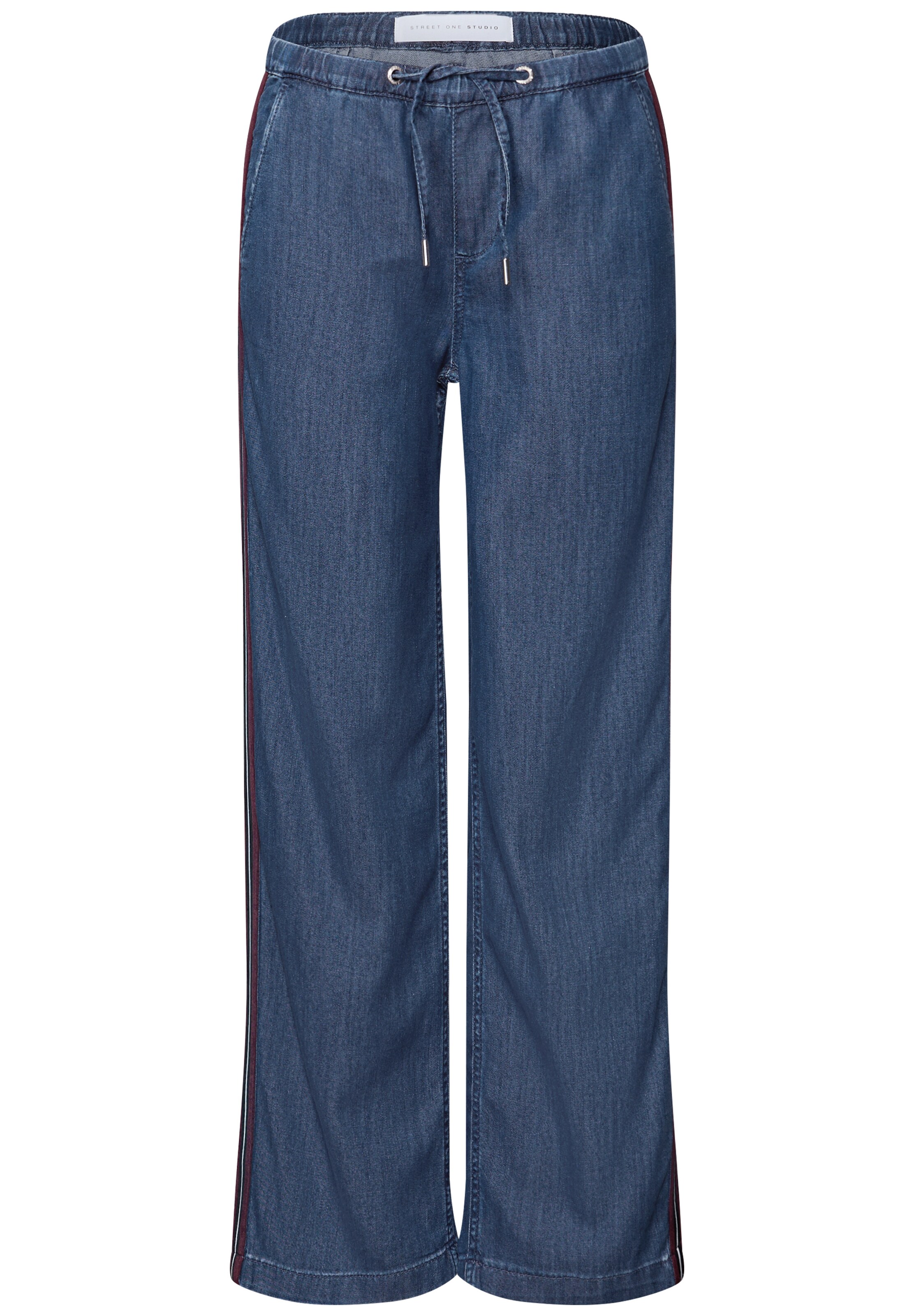 STREET ONE Loosefit Jeans in Blau: Vorderseite