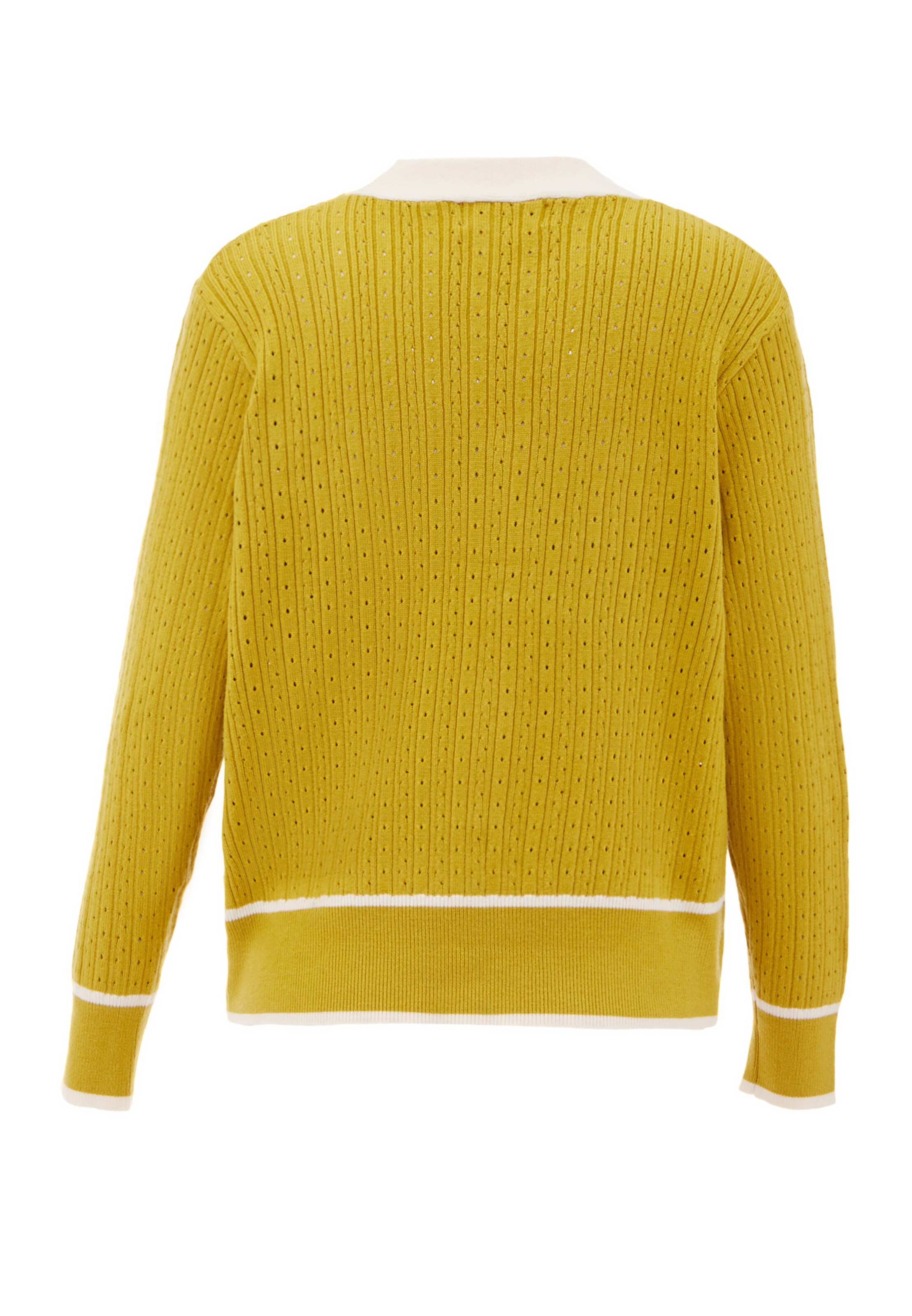 NALLY Cardigan i gul