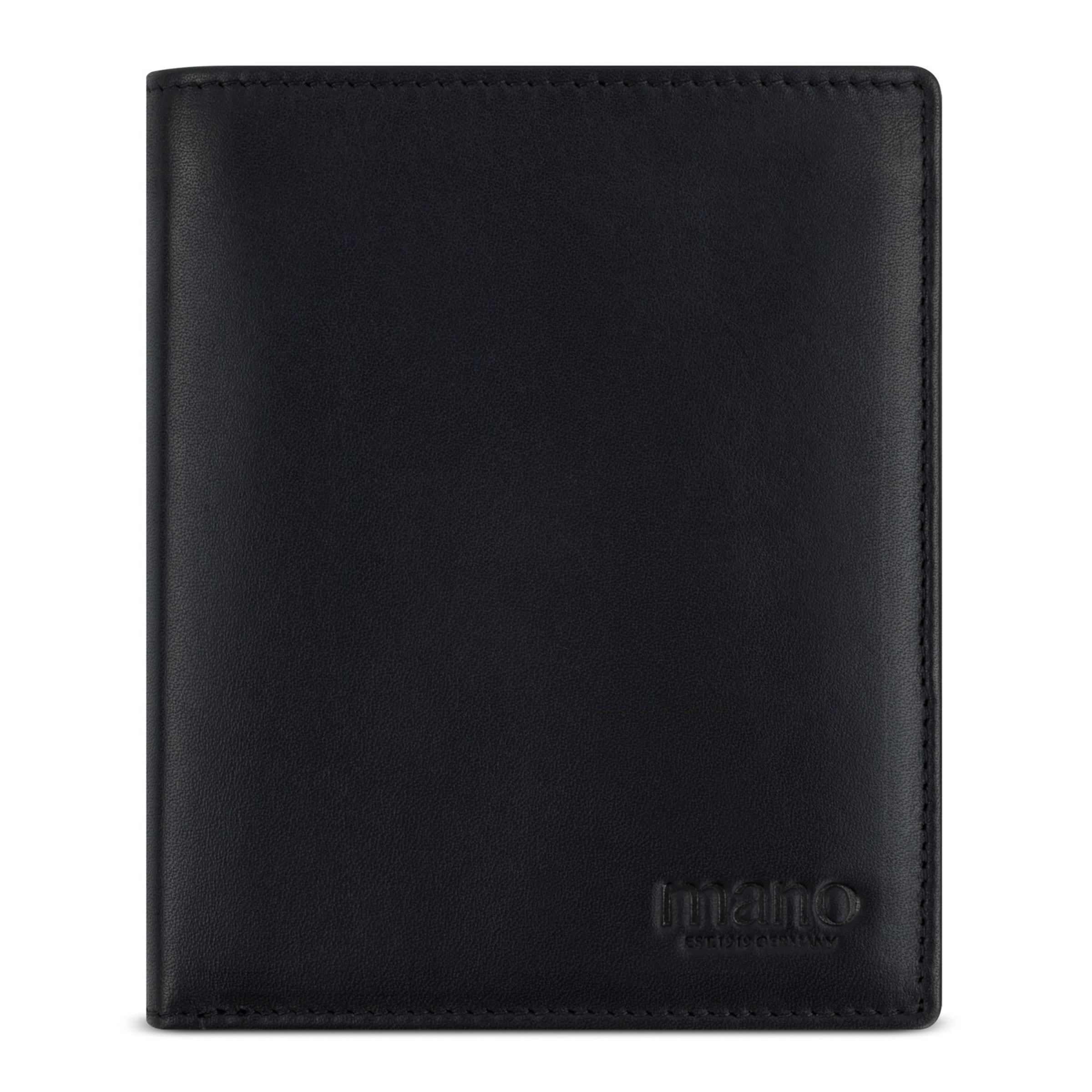 mano Portemonnee 'Don Andrea' in Zwart: voorkant