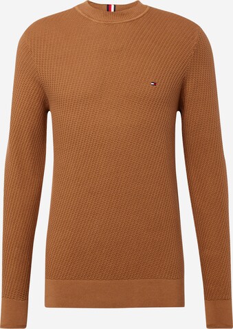 Pull-over TOMMY HILFIGER en marron : devant