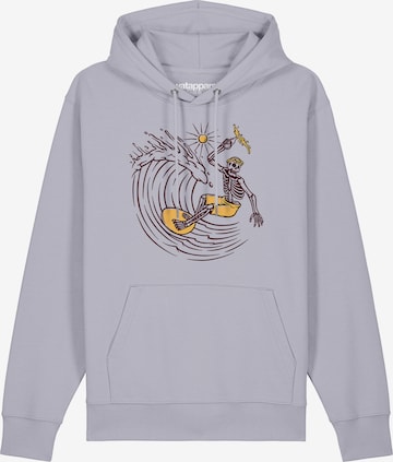 Sweat-shirt 'Surfing for life' Watapparel en violet : devant