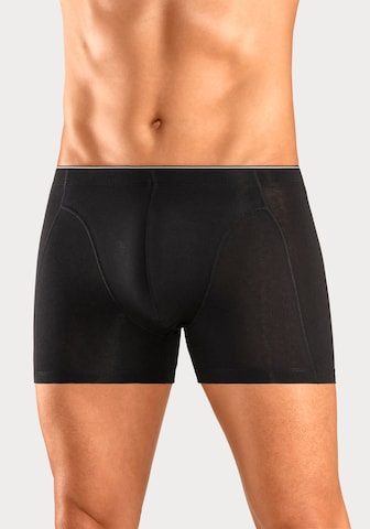 SCHIESSER - Calzoncillo boxer en negro: frente