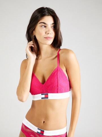 Triangle Soutien-gorge Tommy Jeans en rose : devant