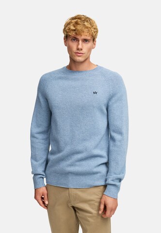 Kronstadt Sweater 'Larson' in Blue: front
