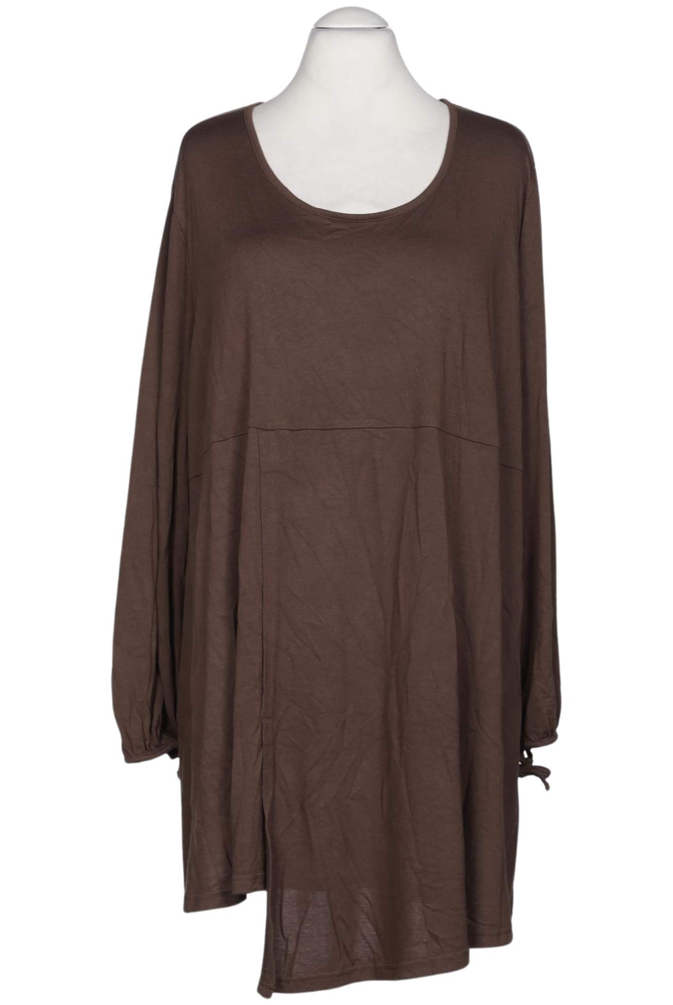 Sara Lindholm Langarmshirt 8XL in Braun: Vorderseite