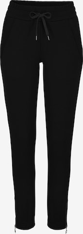 BENCH Wide Leg Housut värissä musta: etupuoli