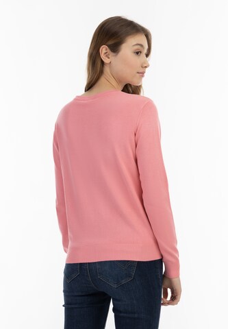 MYMO Gebreid vest in Roze