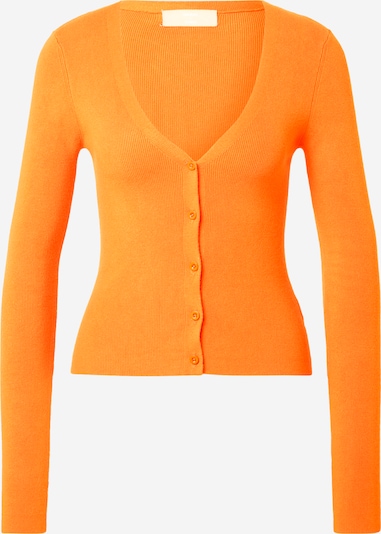 LENI KLUM x ABOUT YOU Strickjacke 'Vicky' in orange, Produktansicht