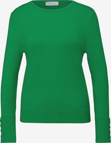 Street One Studio Sweater in Green: front