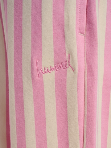 Loosefit Pantalon 'Mio' Hummel en rose