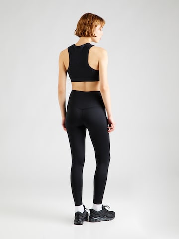 NIKE Skinny Sporthose 'ONE' in Schwarz