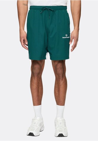 Sergio Tacchini Regular Broek 'Giardino PL' in Groen: voorkant
