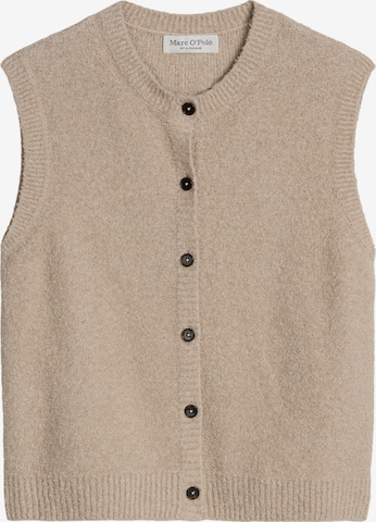 Marc O'Polo Strickweste in Beige: Vorderseite