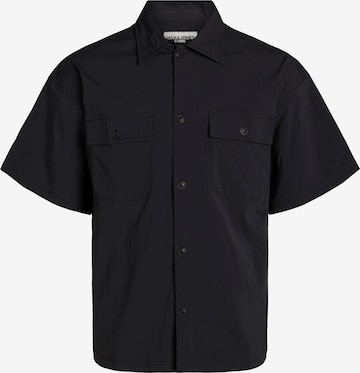 JACK & JONES Comfort Fit Hemd 'Altitude' in Schwarz: predná strana