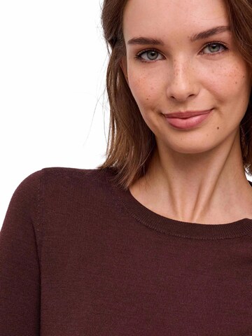 FALKE Pullover 'Pure Merino Wool' in Braun