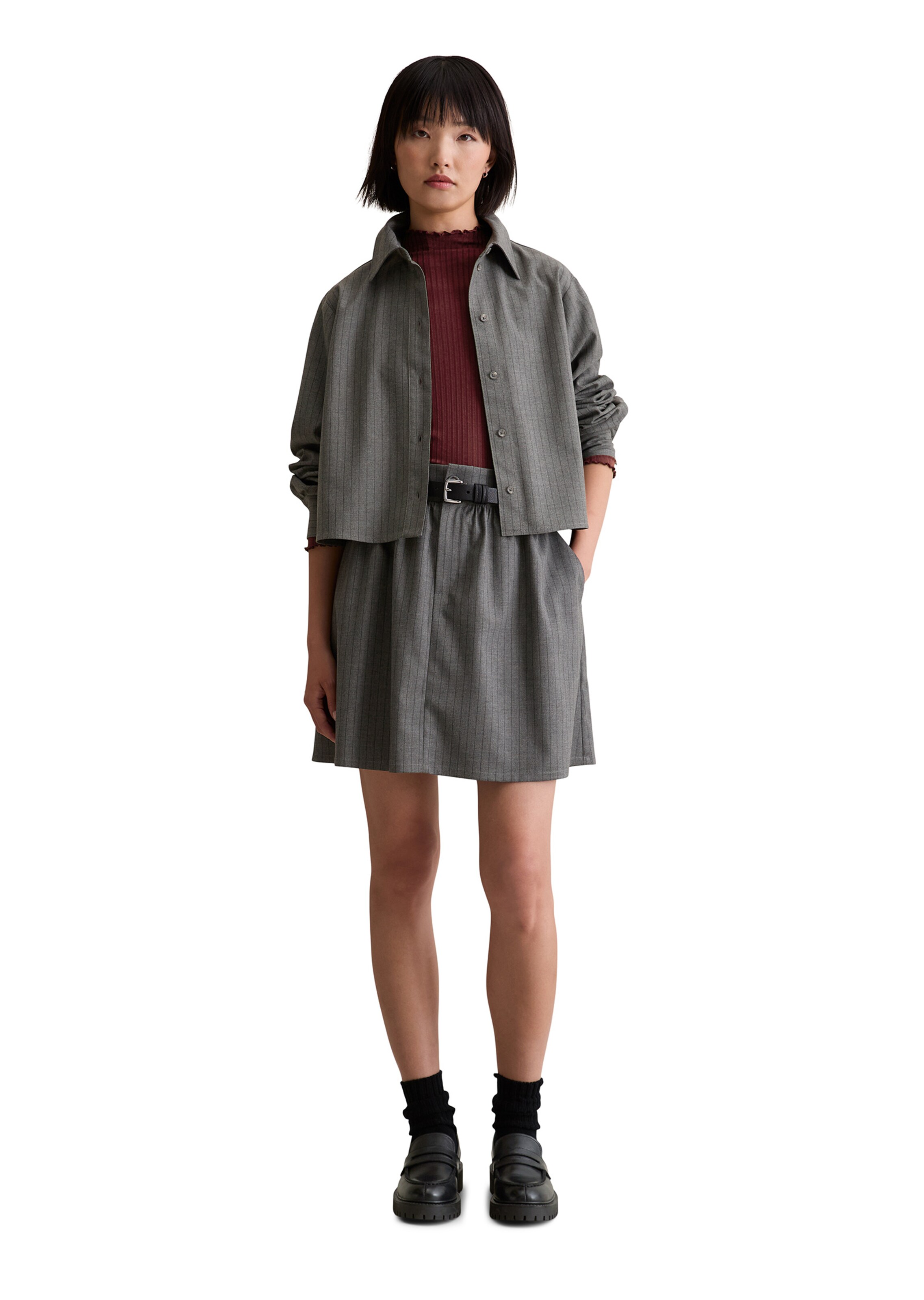 Marc O'Polo DENIM Blouse in Grijs