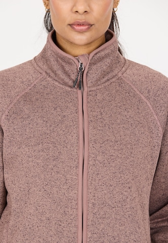 Whistler Fleece jacket 'Wolven' in Red