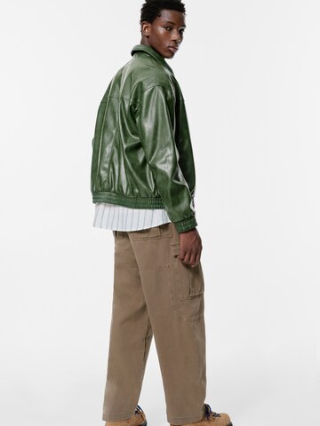 Veste mi-saison Pull&Bear en vert