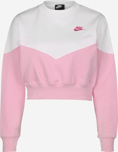 Nike Sportswear Sweatshirt in pink weiß | ABOUT YOU Nike Sportswear Sweatshirt in pink weiß | ABOUT YOU