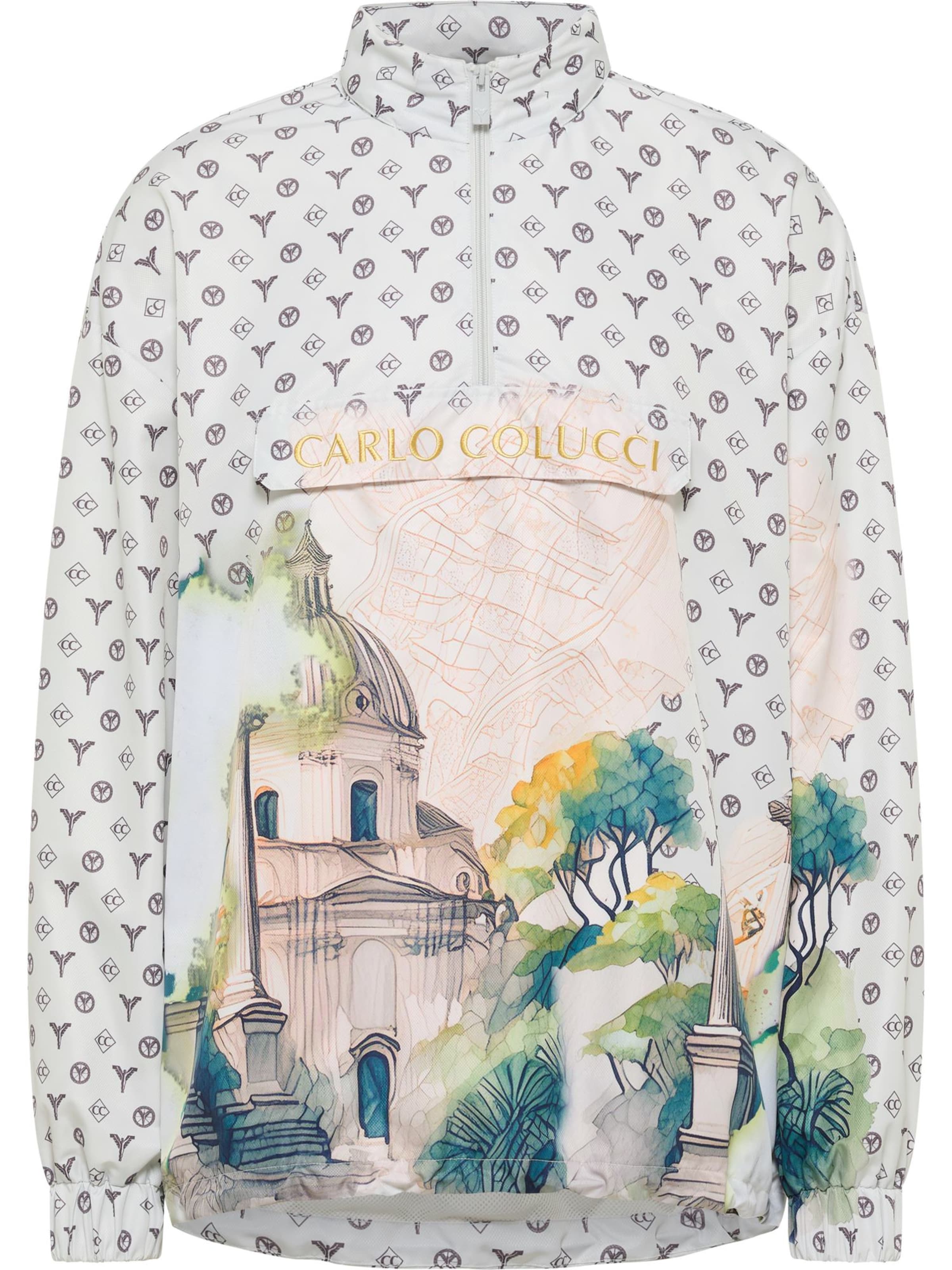 Carlo Colucci Sweater 'Erdini' in White: front