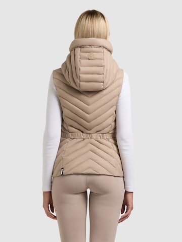 Gilet 'DEMIE' di khujo in beige