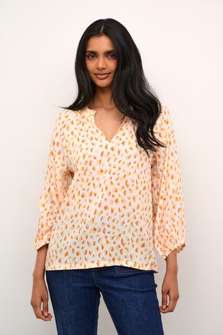 Kaffe Blouse 'Sigrid' in Yellow: front
