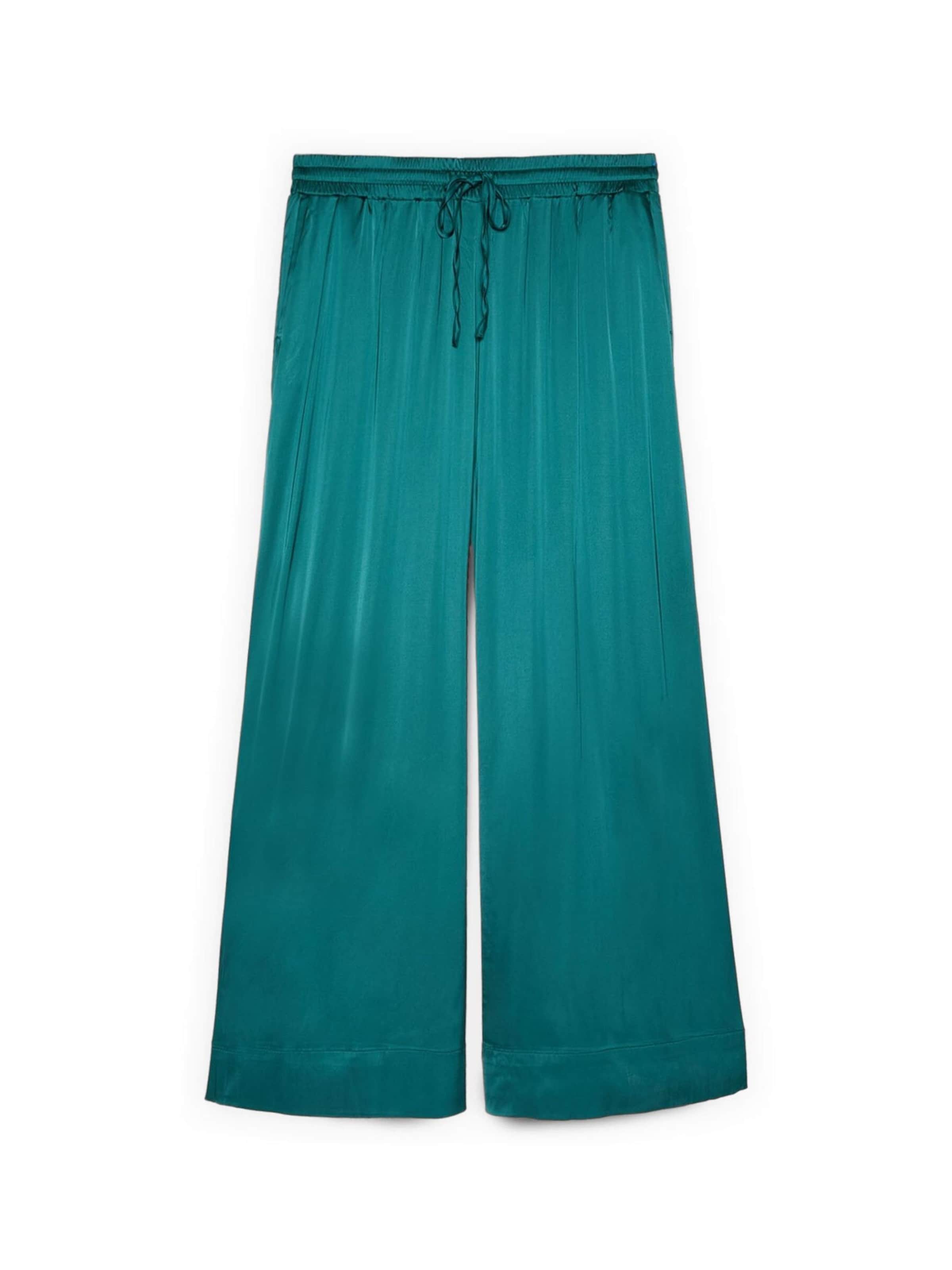 Wide Leg Pantalon Fiorella Rubino en vert : devant