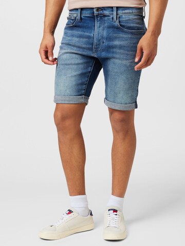 G-Star RAW Slimfit Shorts in Blau: predná strana