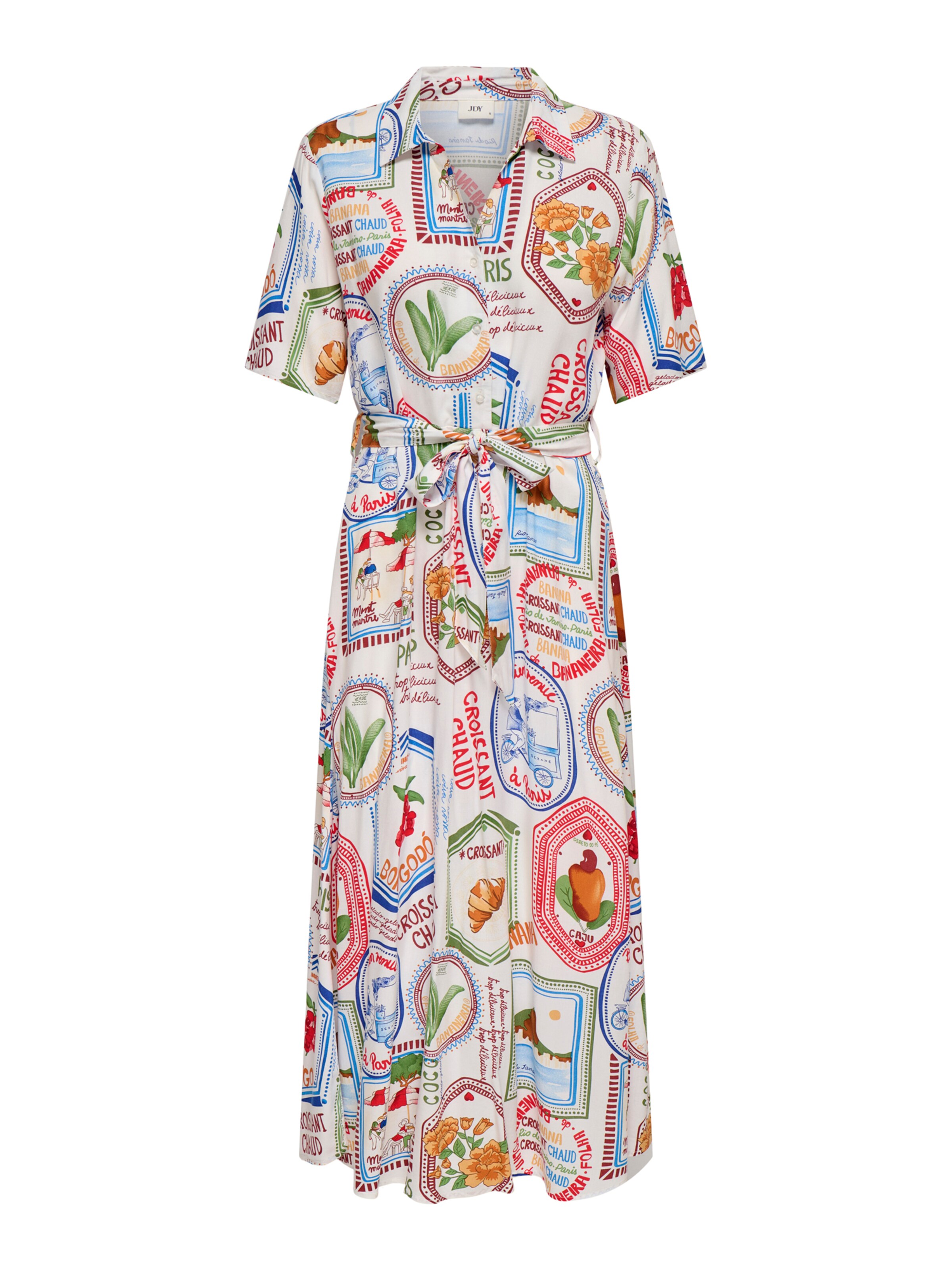 JDY Sukienka koszulowa 'JDYSTARR' w kolorze biały: przód