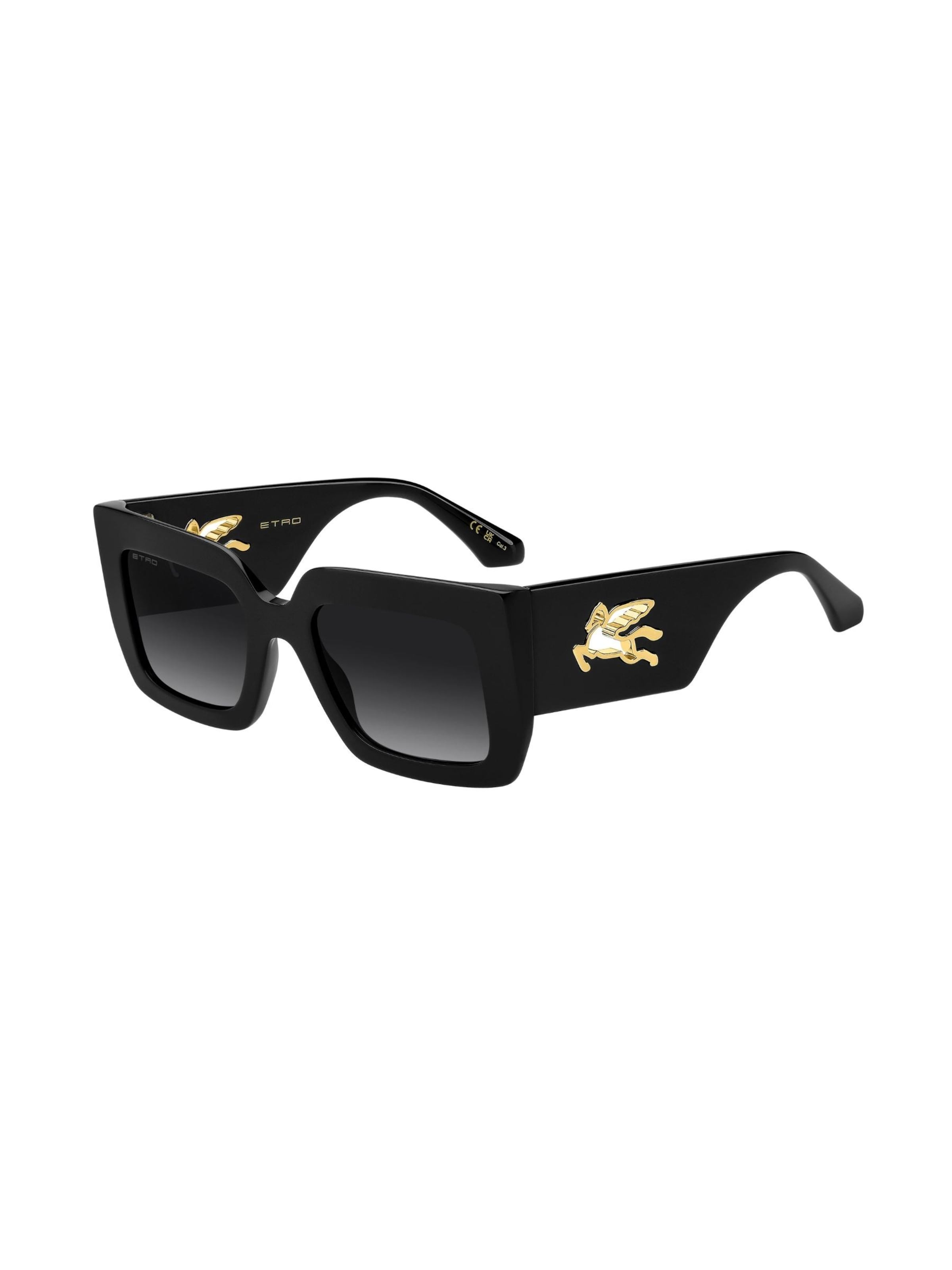 Etro Sunglasses in Black: front