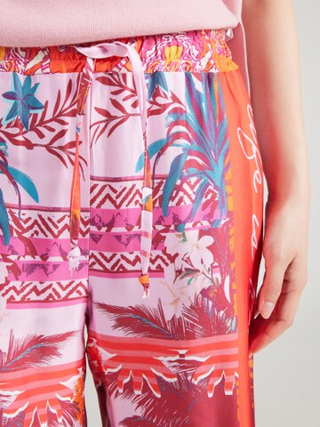 Wide leg Pantaloni 'Tiger Heart' di miss goodlife in rosso