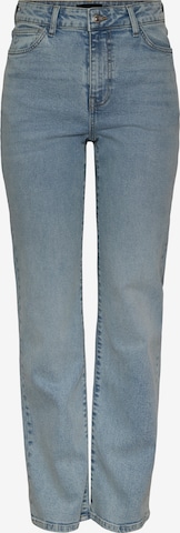 PIECES Regular Jeans 'KELLY' in Blauw: voorkant