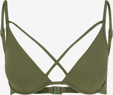 LASCANA T-Shirt Bikini-Top in Grün