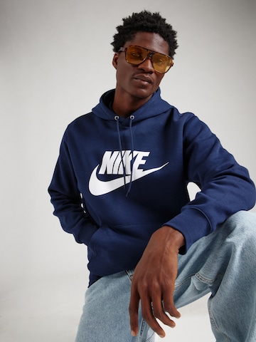 Nike Sportswear Sweatshirt 'CLUB' i blå: forside