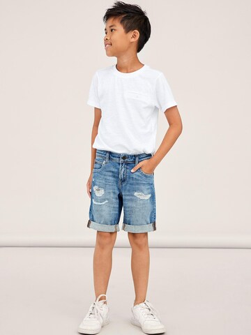 NAME IT Regular Shorts 'Cesar' in Blau