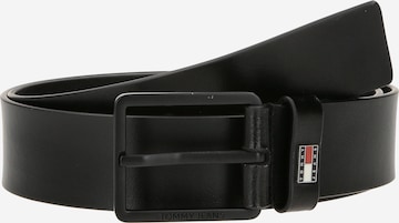 Ceinture Tommy Jeans en noir : devant