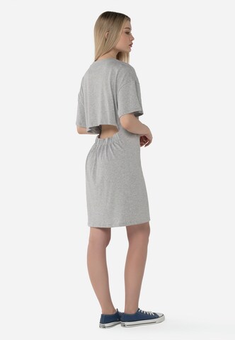 FRESHLIONS Summer dress 'Mariana' in Grey