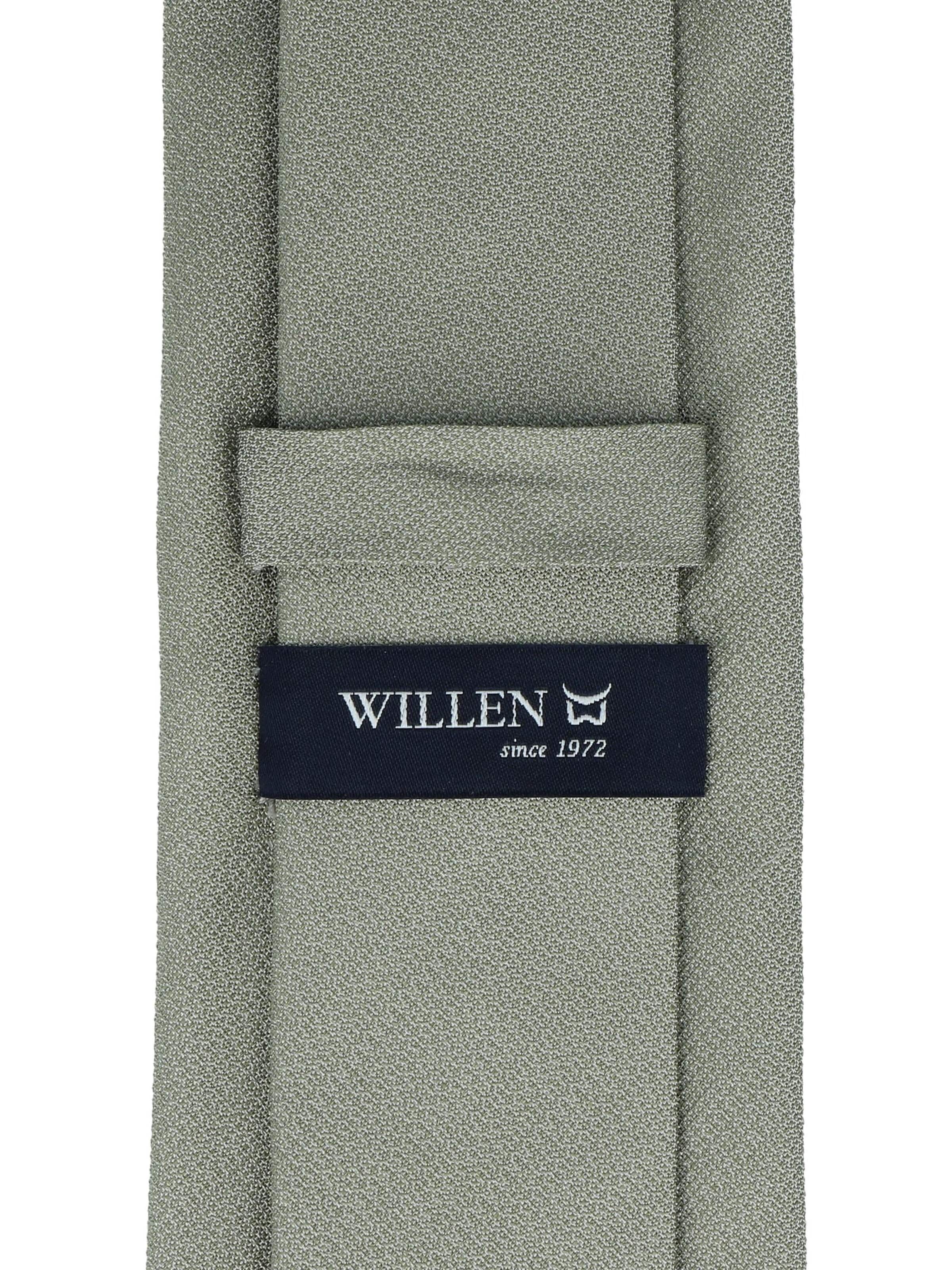 WILLEN Krawatte 'Uni Struktur'‌‌‌‌‌‌‌‌‌‌ in Grün