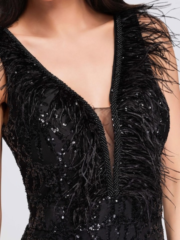 Ombre Abendkleid‌‌‌‌‌ in Schwarz